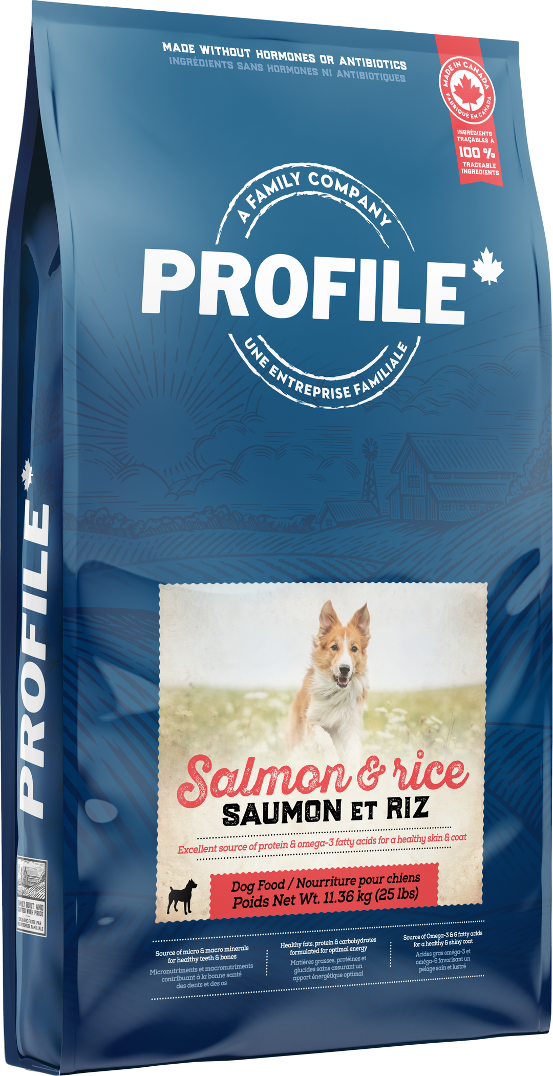 Profile Salmon and Rice - Dog Food 11.36kg