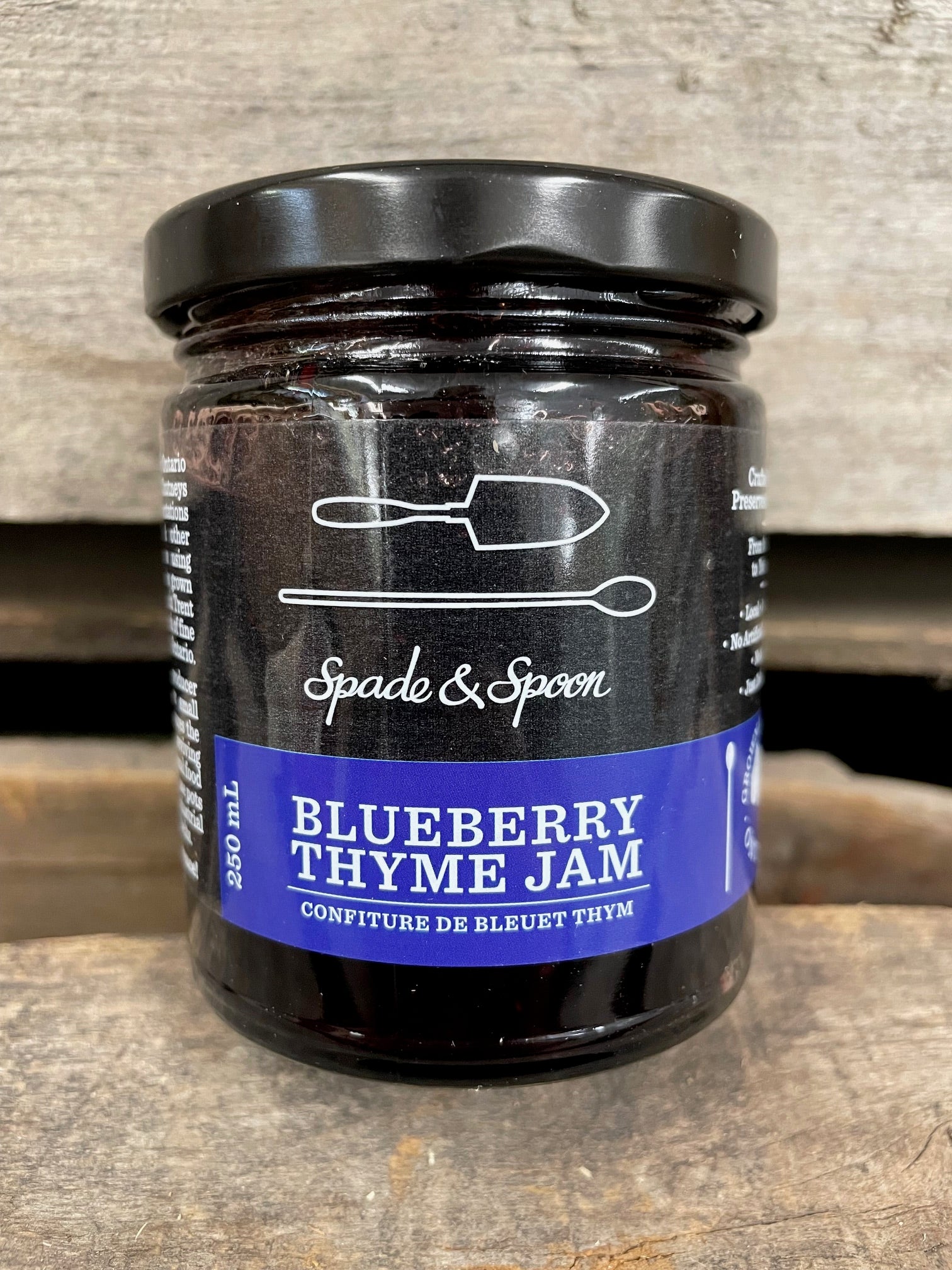 Spade & Spoon Blueberry Thyme Jam Harley Farms