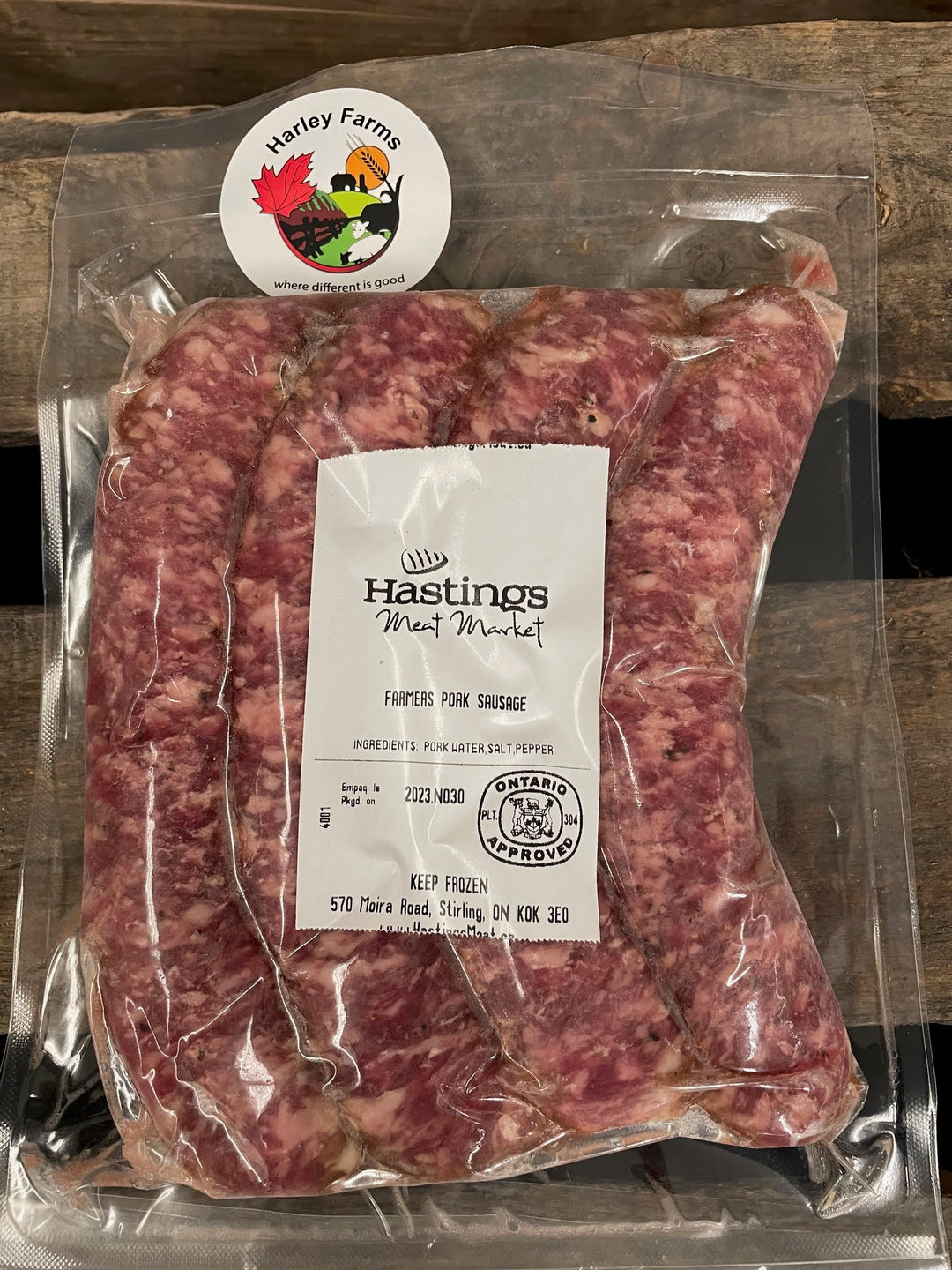 High Welfare Pork Sausage: Salt & Pepper