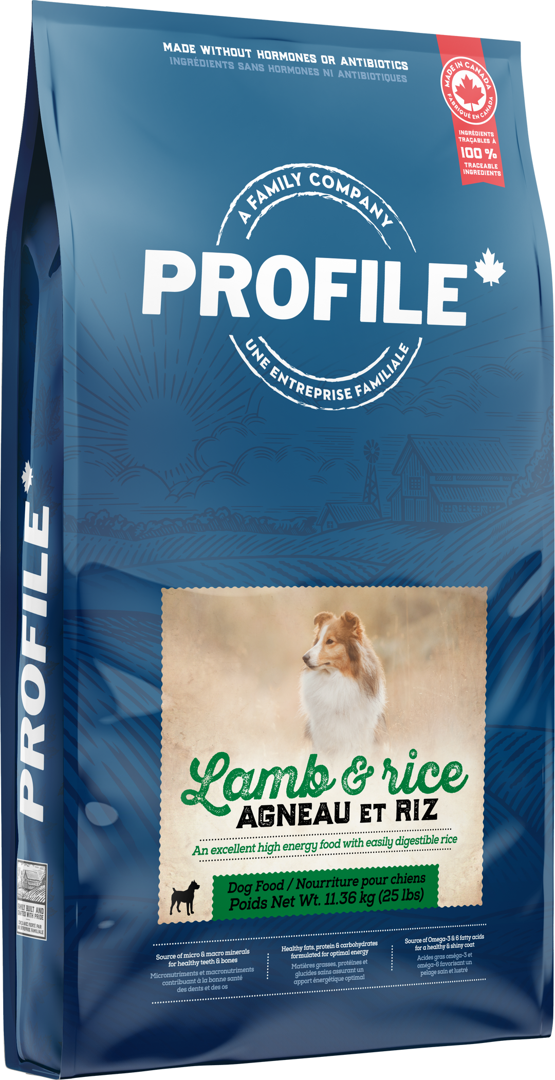 Profile Lamb and Rice- Dog Food 11.36kg