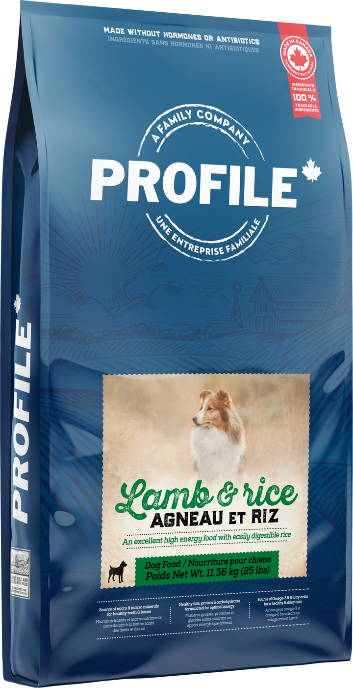 Profile Lamb and Rice- Dog Food 11.36kg