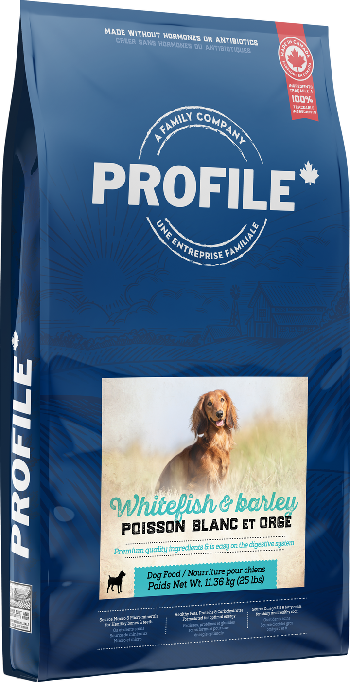 Profile Whitefish and Barley - Dog Food 11.36kg