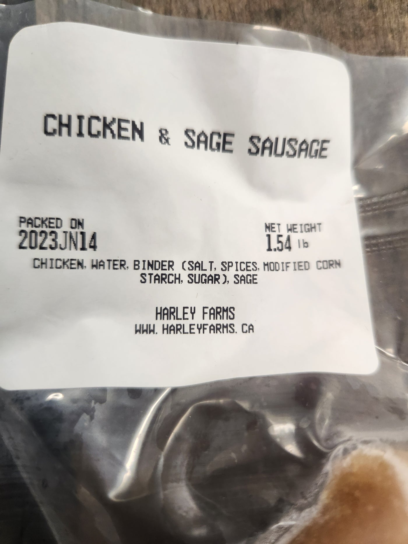 Chicken & Sage Sausage