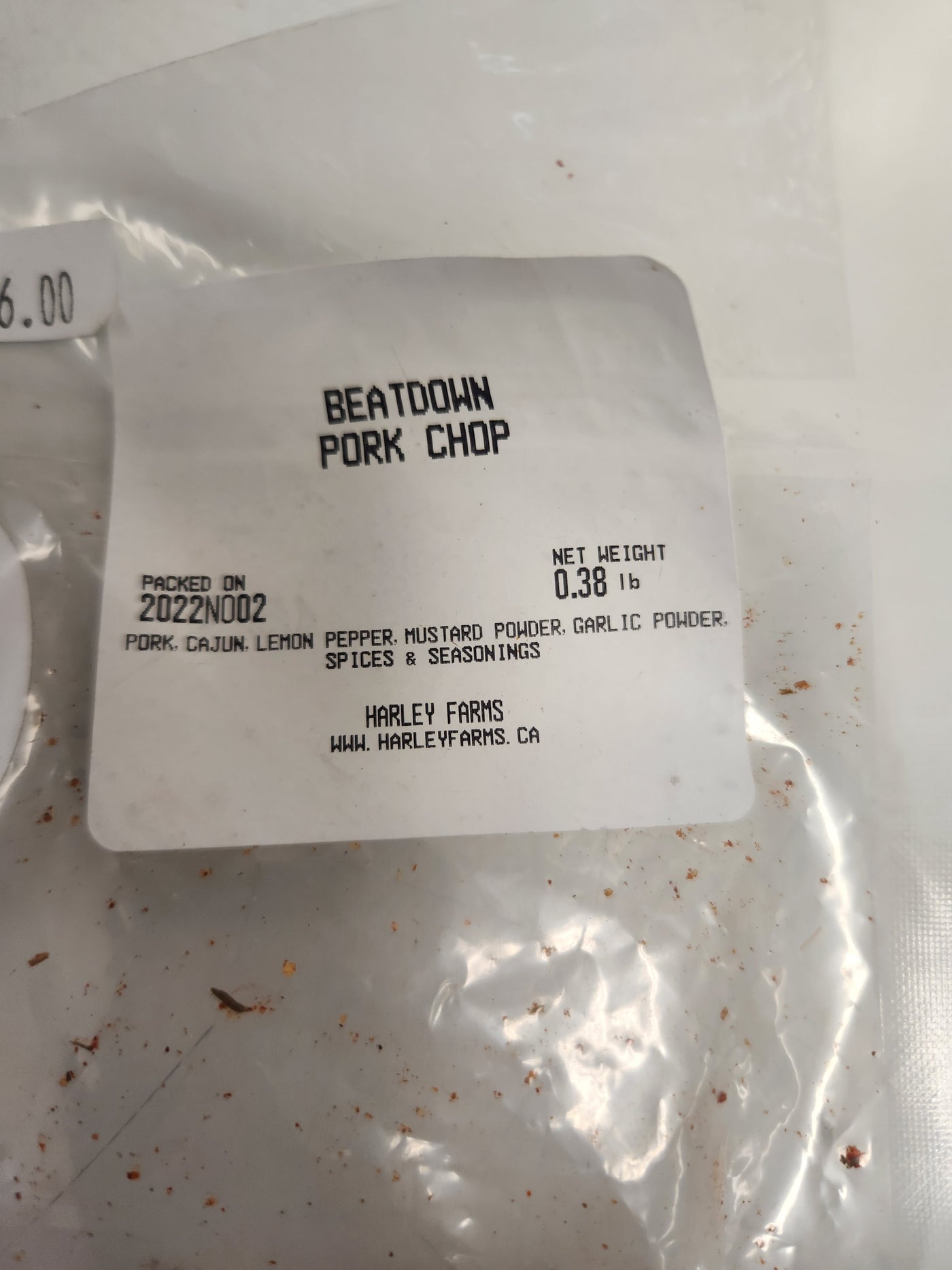 Beatdown pork chop