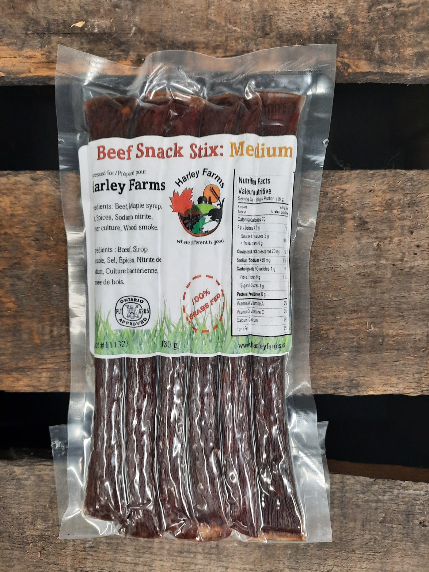High Welfare Beef Snack Stix - Medium