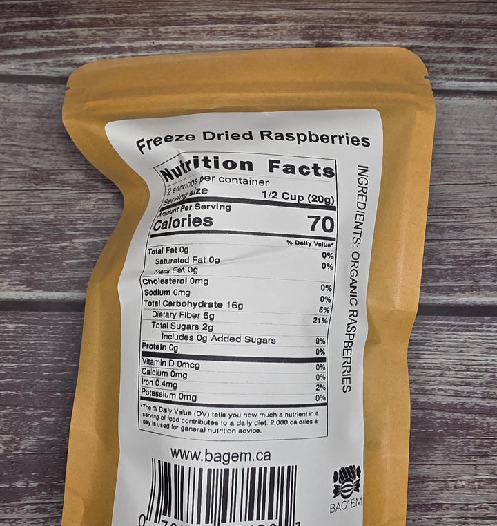 Freeze Dried raspberries