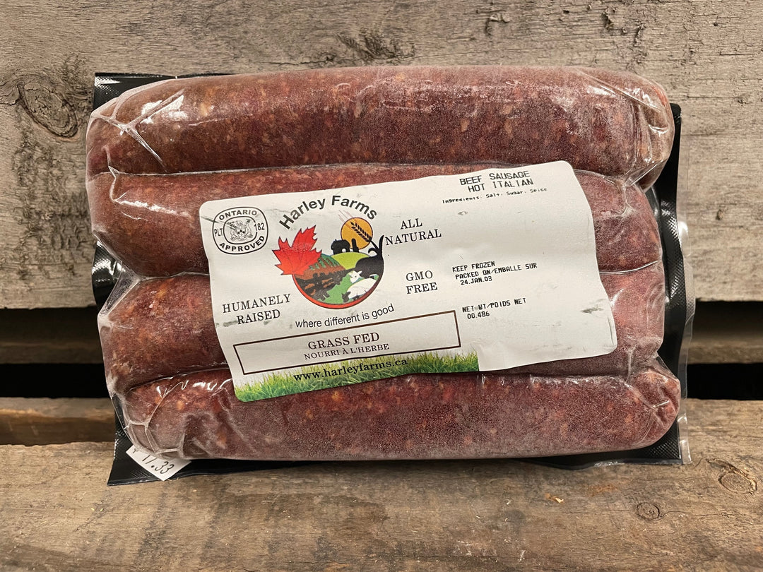 High Welfare Hot Italian Beef Sausage