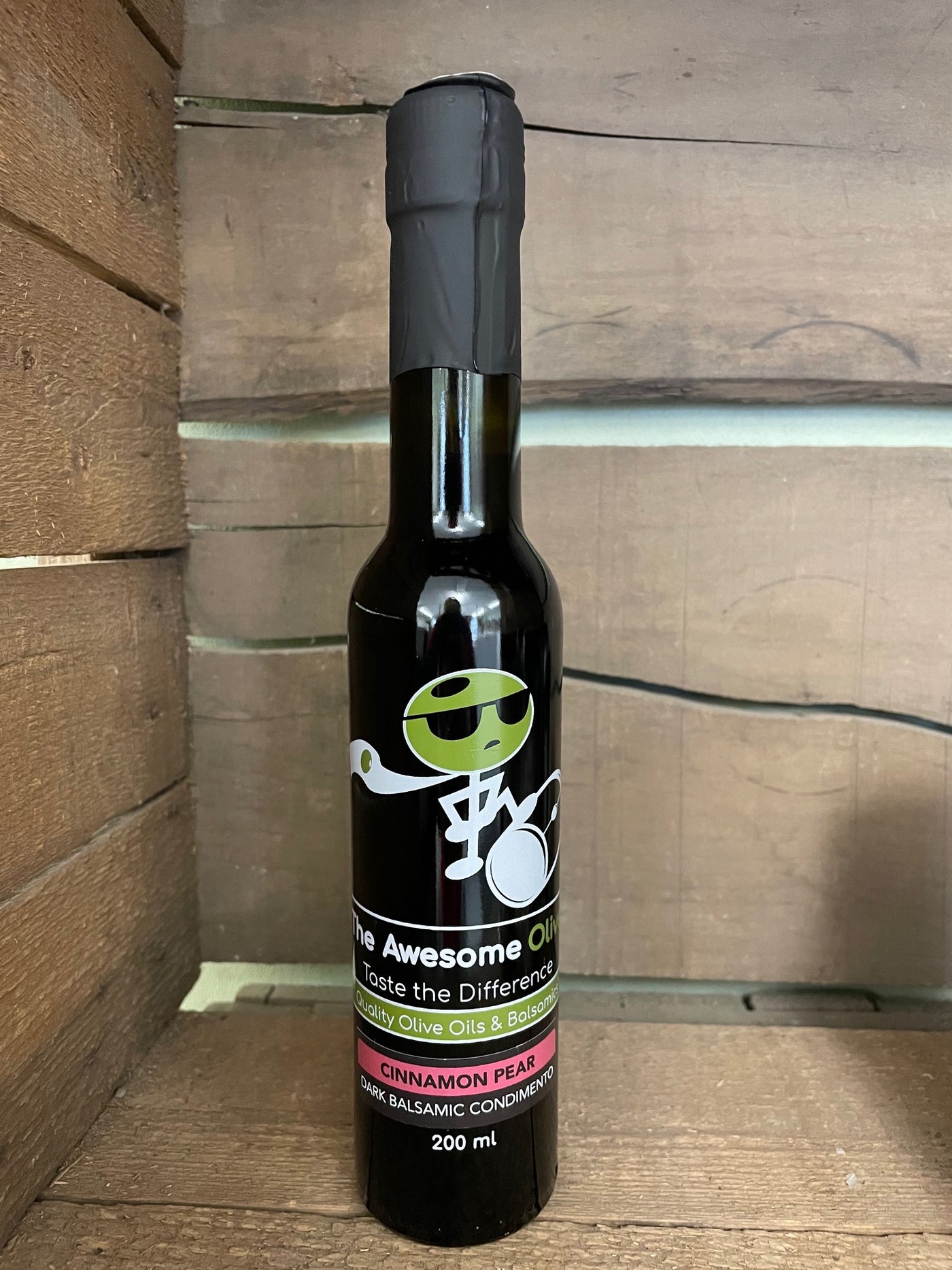 The Awesome Olive-Cinnamon Pear Dark Balsamic Vinegar