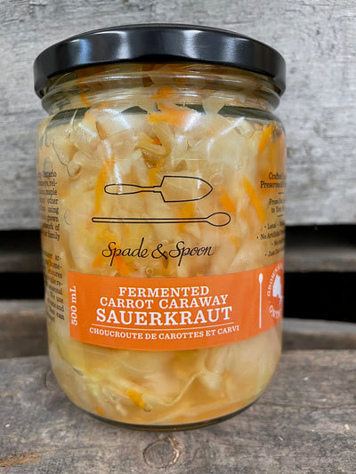 Spade & Spoon - Fermented Carrot Caraway Sauerkraut