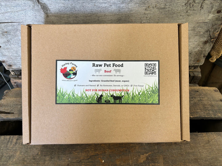 High Animal Welfare Raw Beef Pet Food