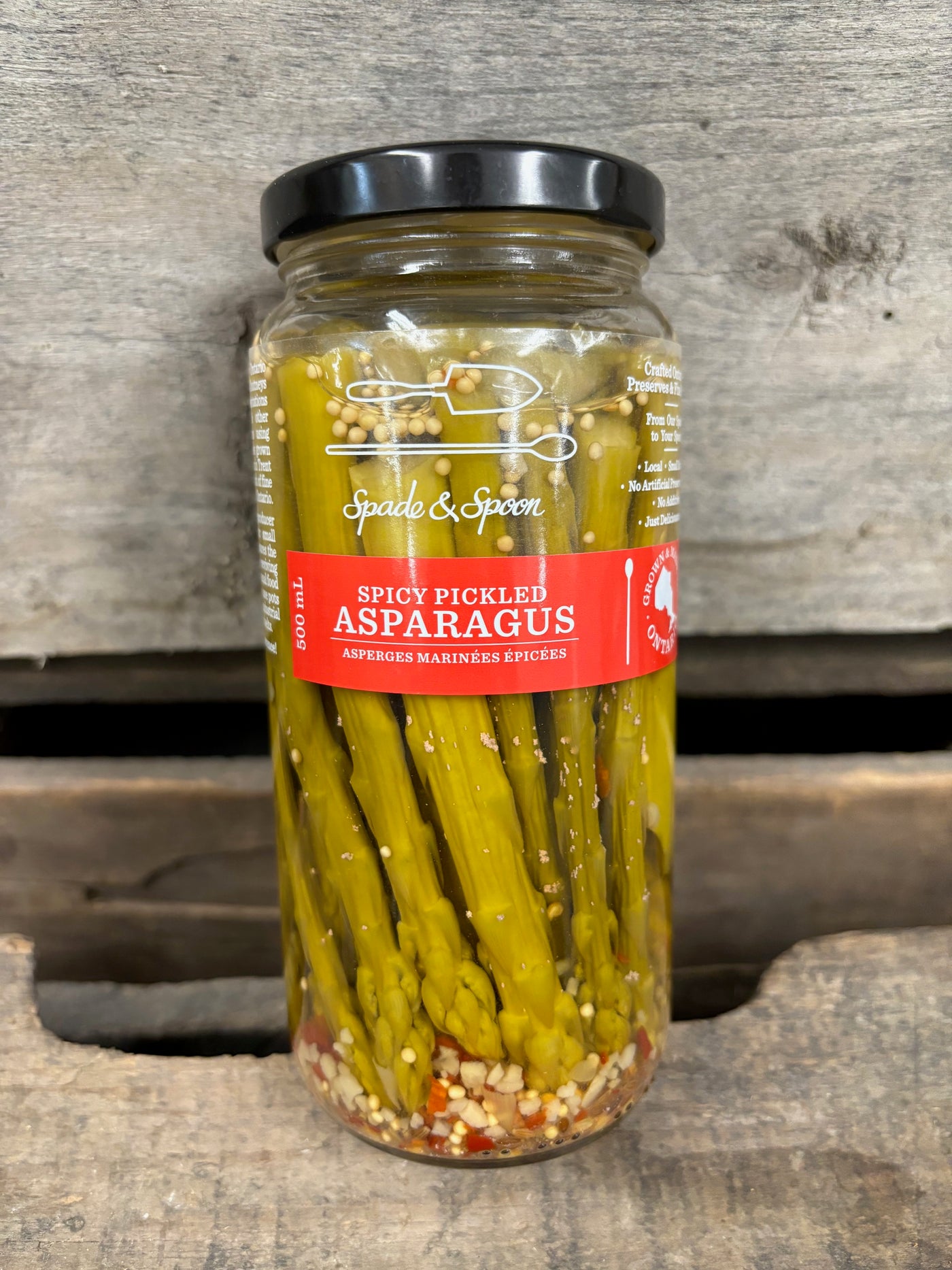 Spade & Spoon - Spicy Garlic Dill Asparagus