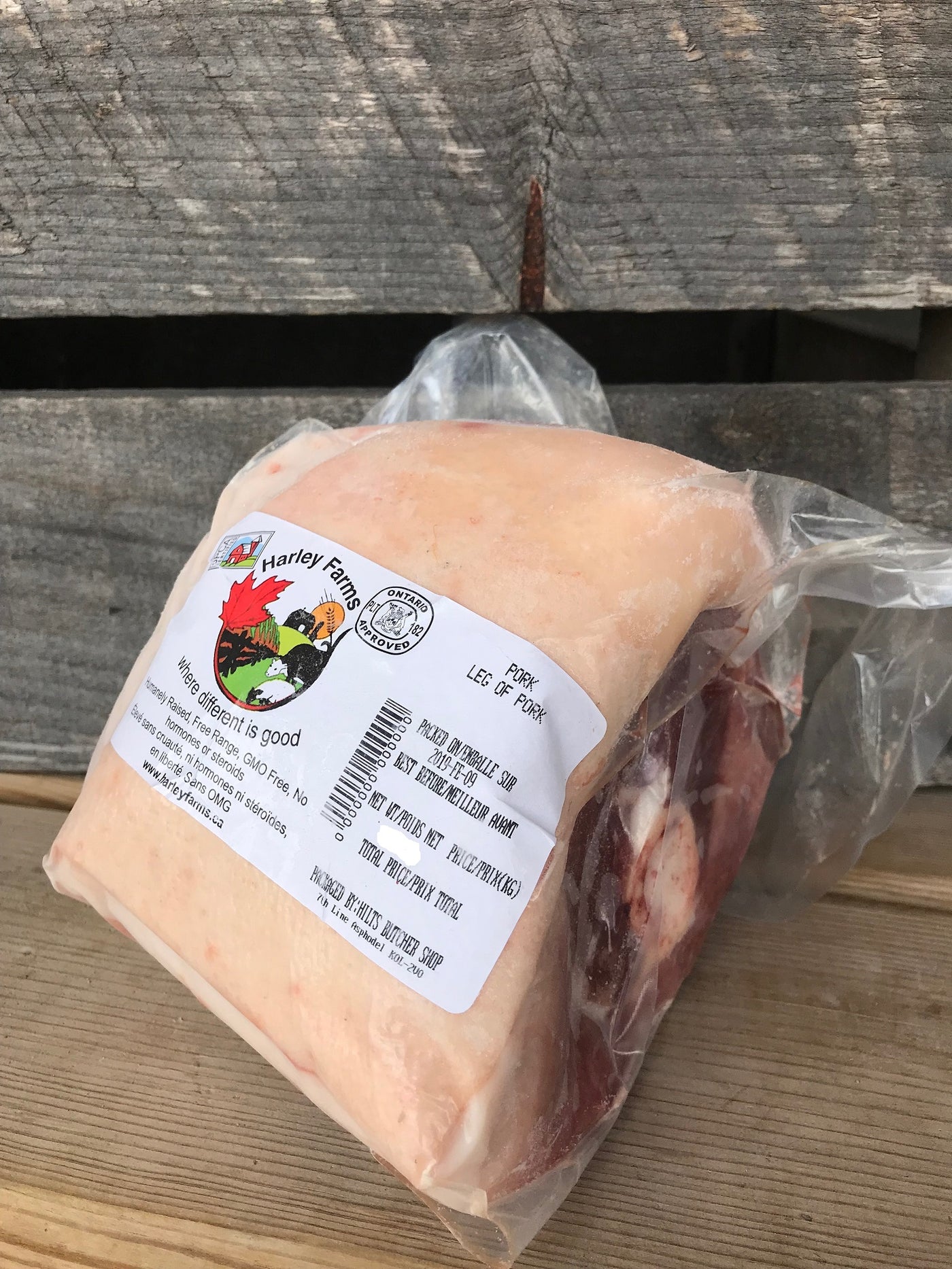 High Welfare Pork Leg Roast (Fresh ham)